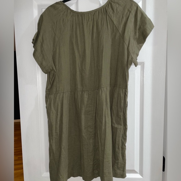 Adorable XL Linen Dress, great as swim cover up or hot summer day - Picture 3 of 4
